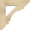 Ekena Millwork Merced Slat Rough Sawn Bracket w/ Offset Brace, Douglas Fir, 6"W x 22"D x 22"H BKT0604X22X22MRC06RDF - alternate 3